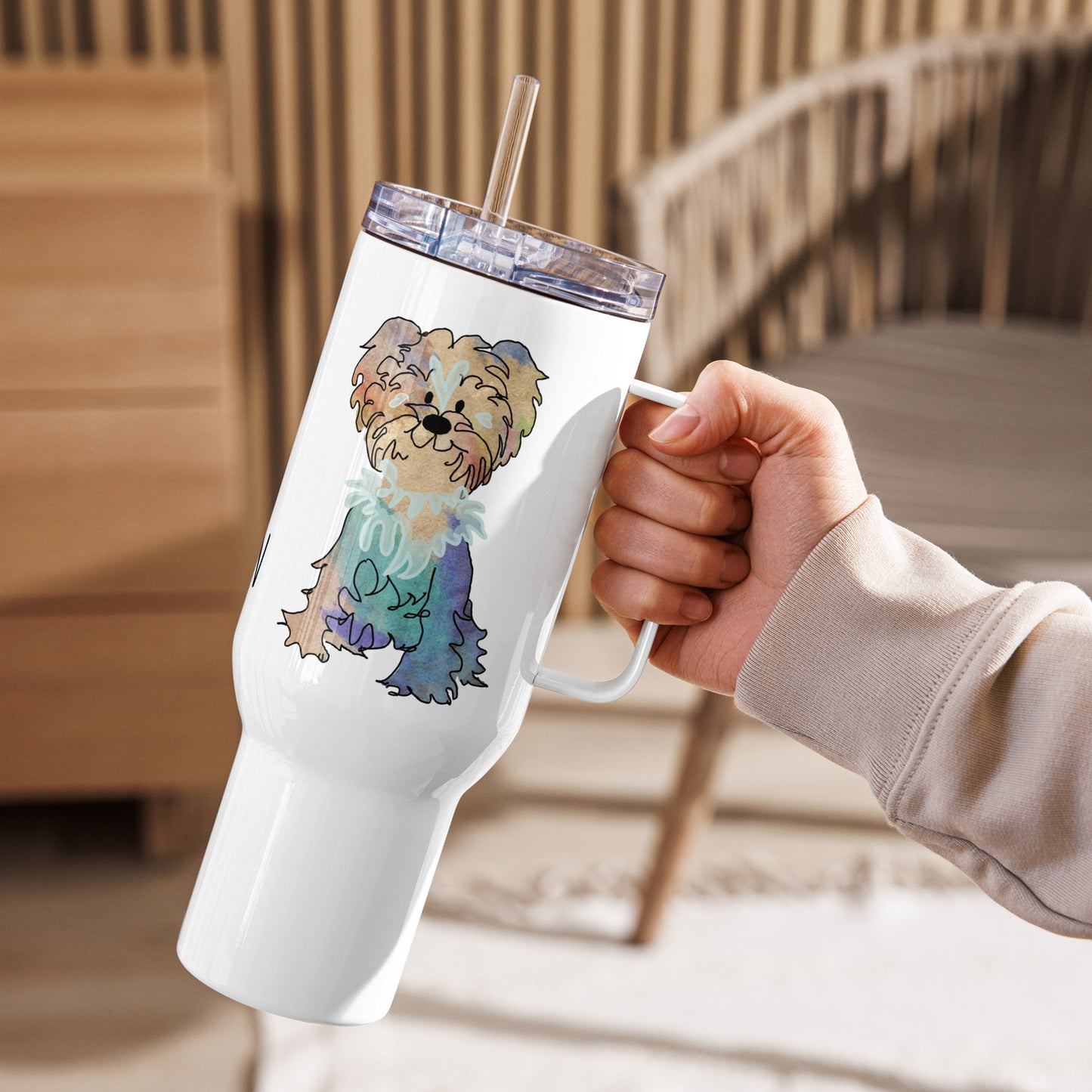 Travel Mug (40oz, 1183ml) + Benjamin
