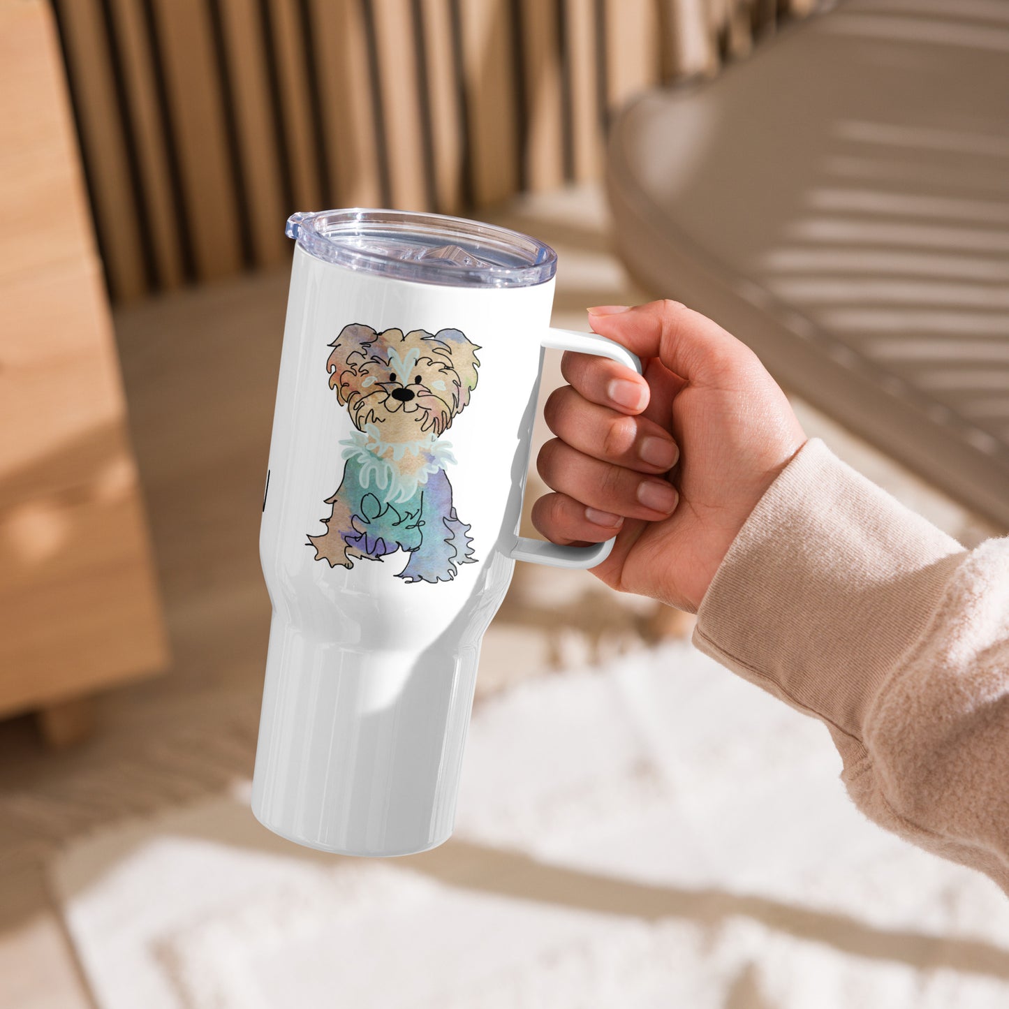 Travel Mug (25oz, 739ml) + Benjamin