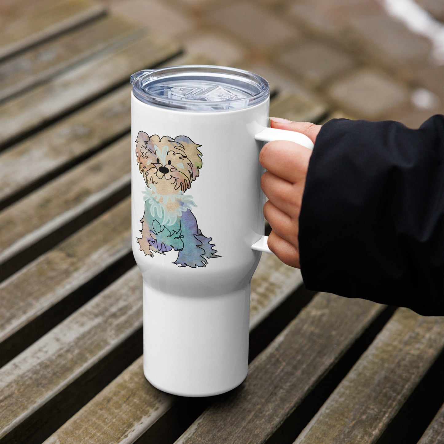 Travel Mug (25oz, 739ml) + Benjamin