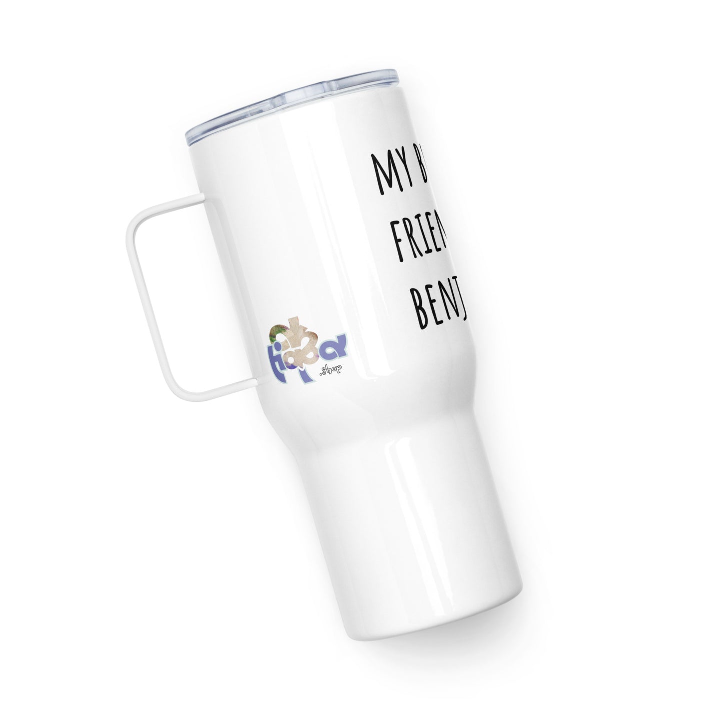 Travel Mug (25oz, 739ml) + Benjamin
