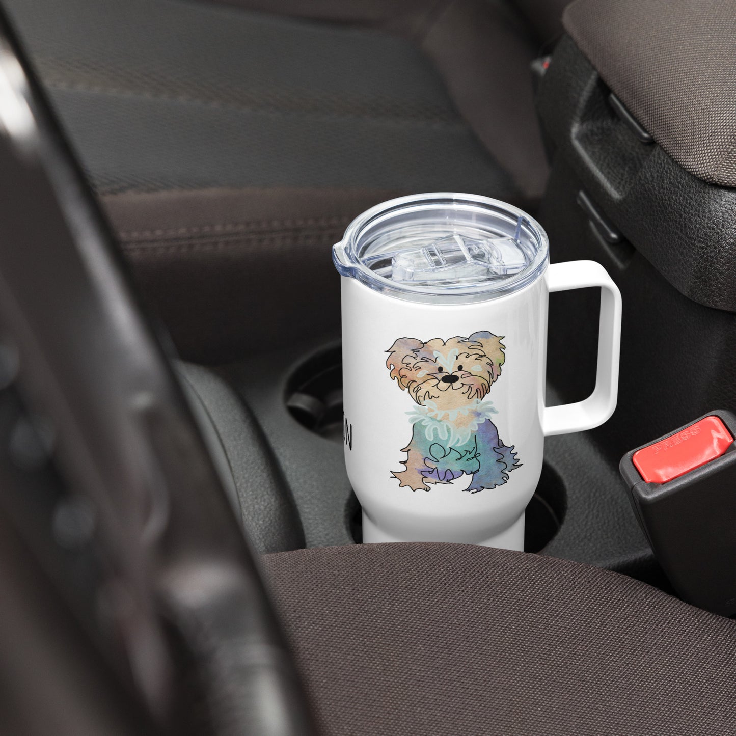 Travel Mug (25oz, 739ml) + Benjamin
