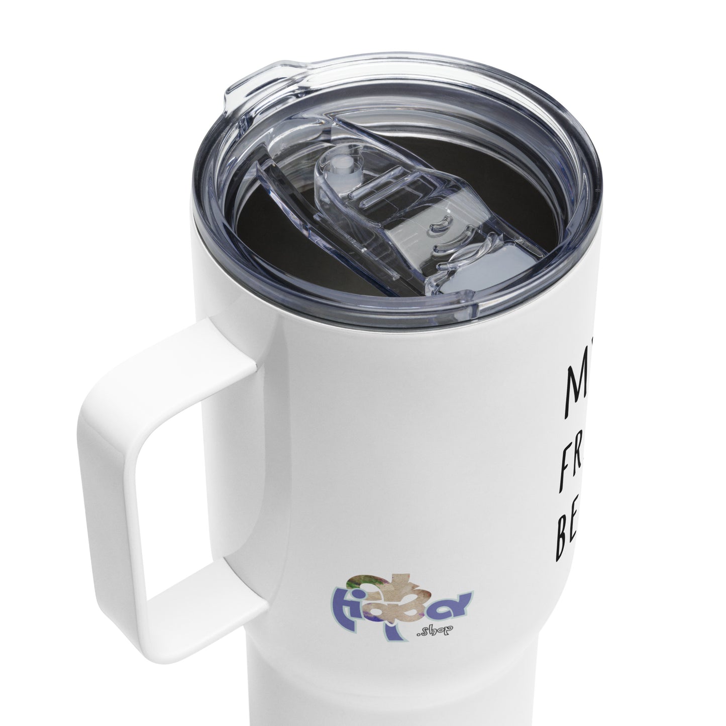 Travel Mug (25oz, 739ml) + Benjamin