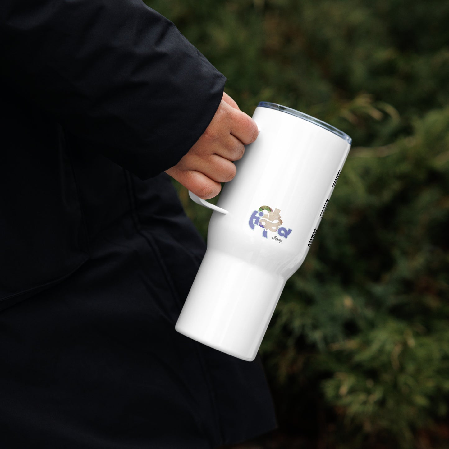 Travel Mug (25oz, 739ml) + Benjamin