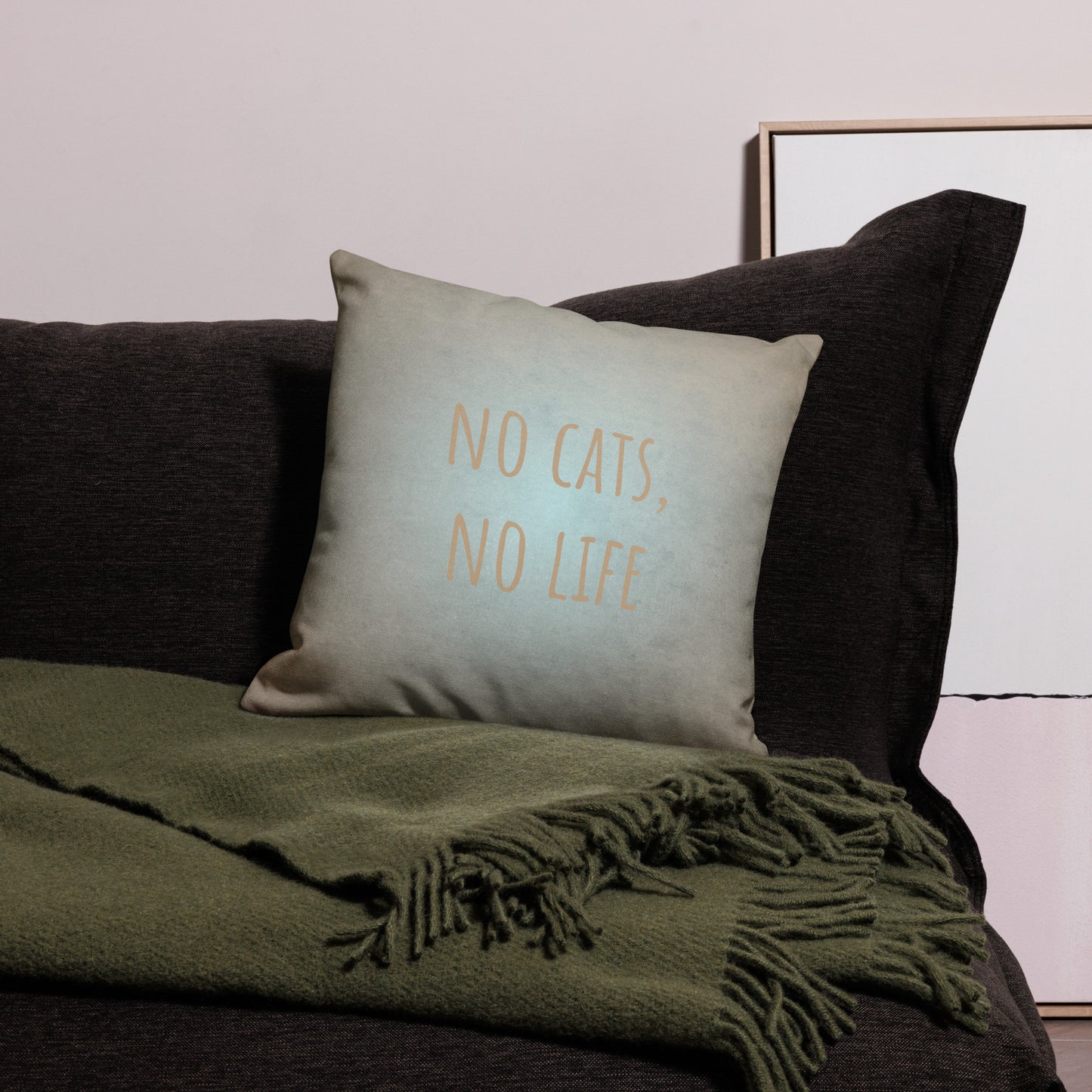 Premium Pillow Case + Cats