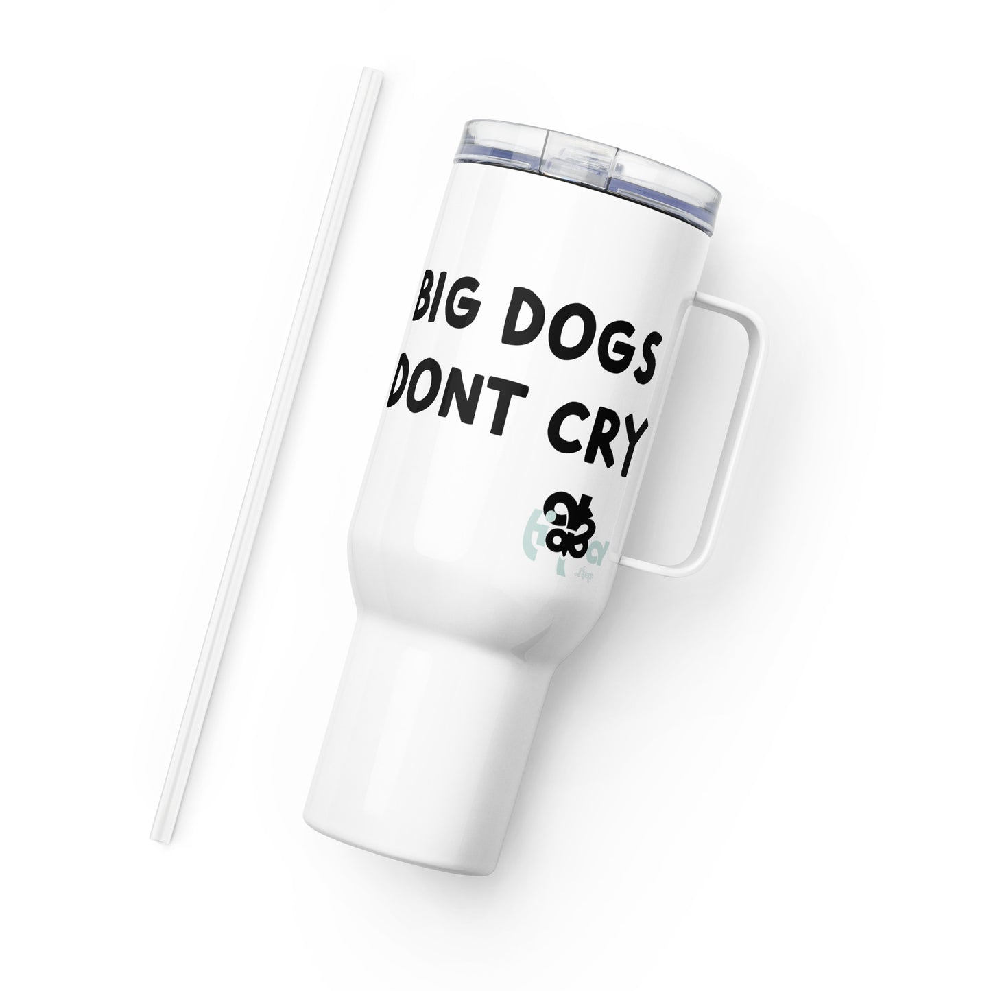 Travel mug with a handle