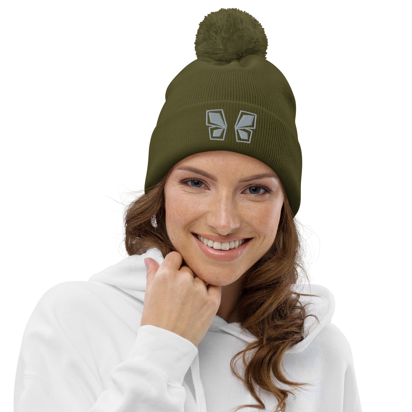 Pom pom beanie