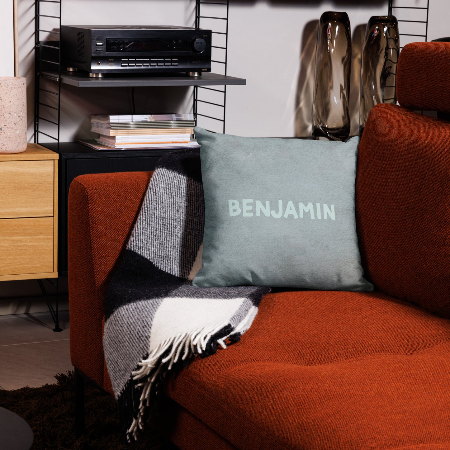 Keep Calm & Woof Premium Cushion Cover