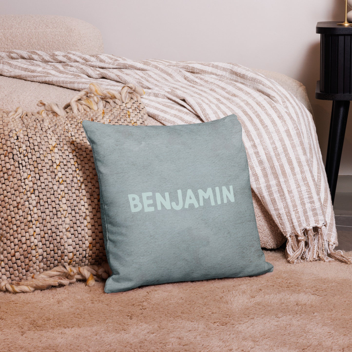 Keep Calm & Woof Premium Cushion Cover