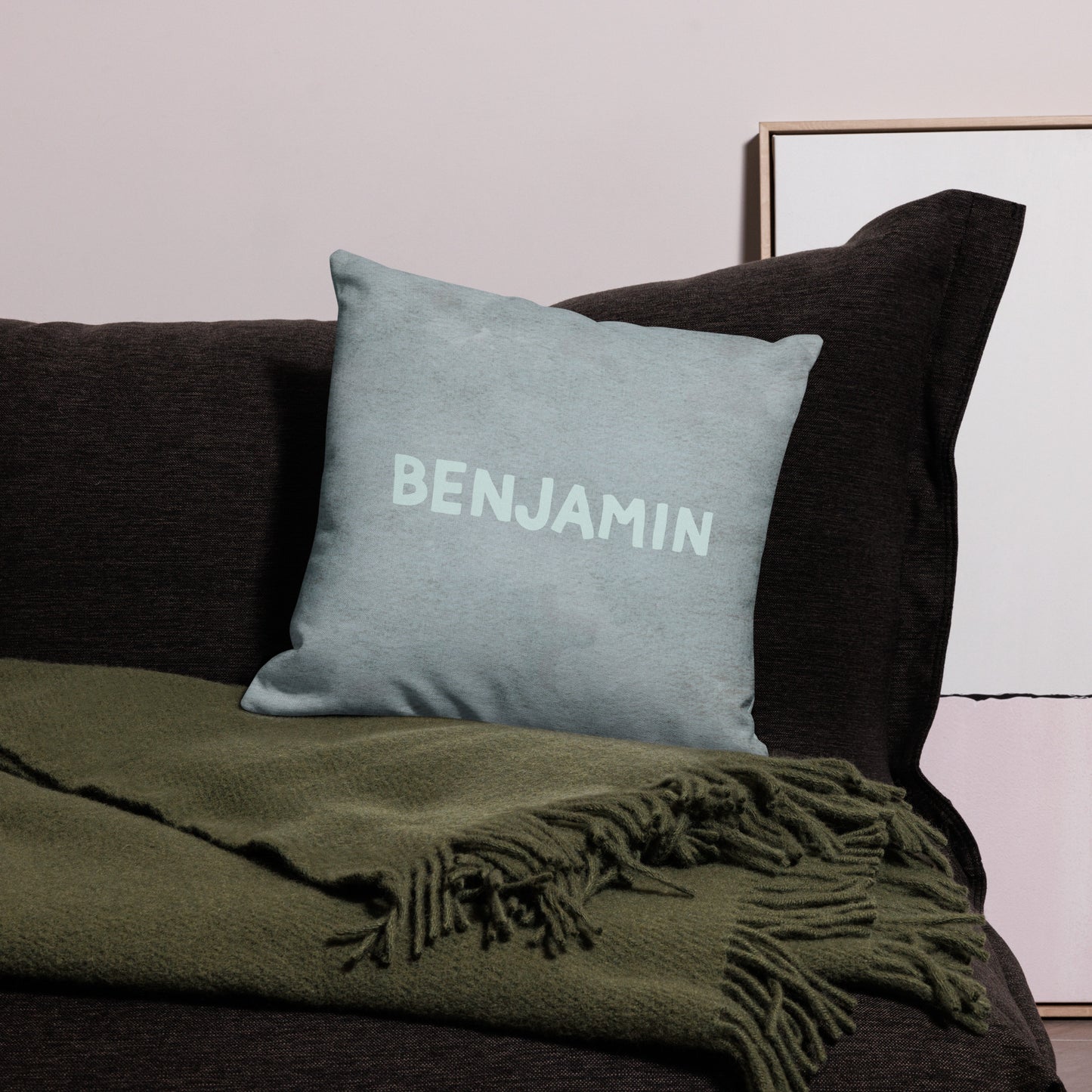 Keep Calm & Woof Premium Cushion Cover