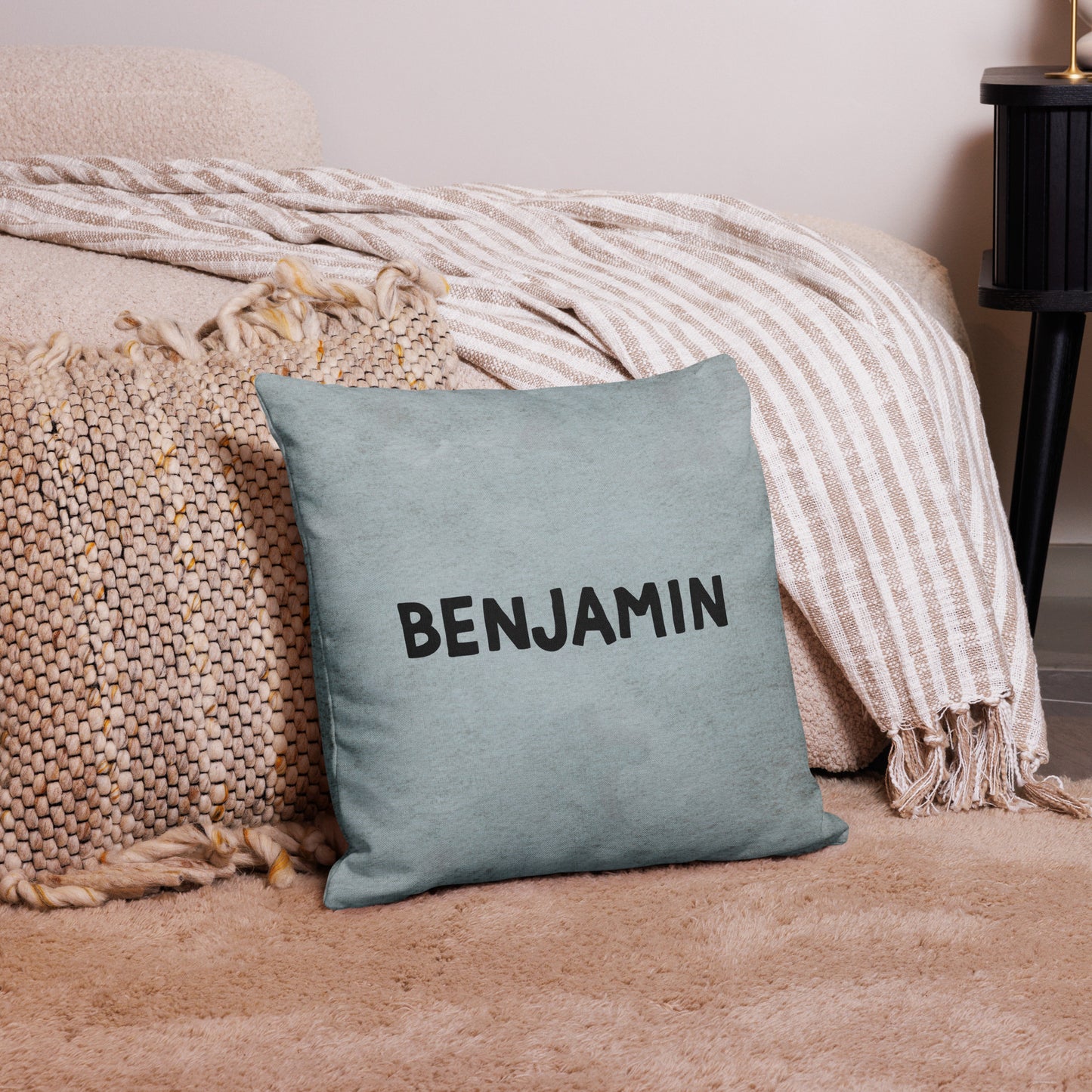 Keep Calm & Woof Premium Cushion Cover