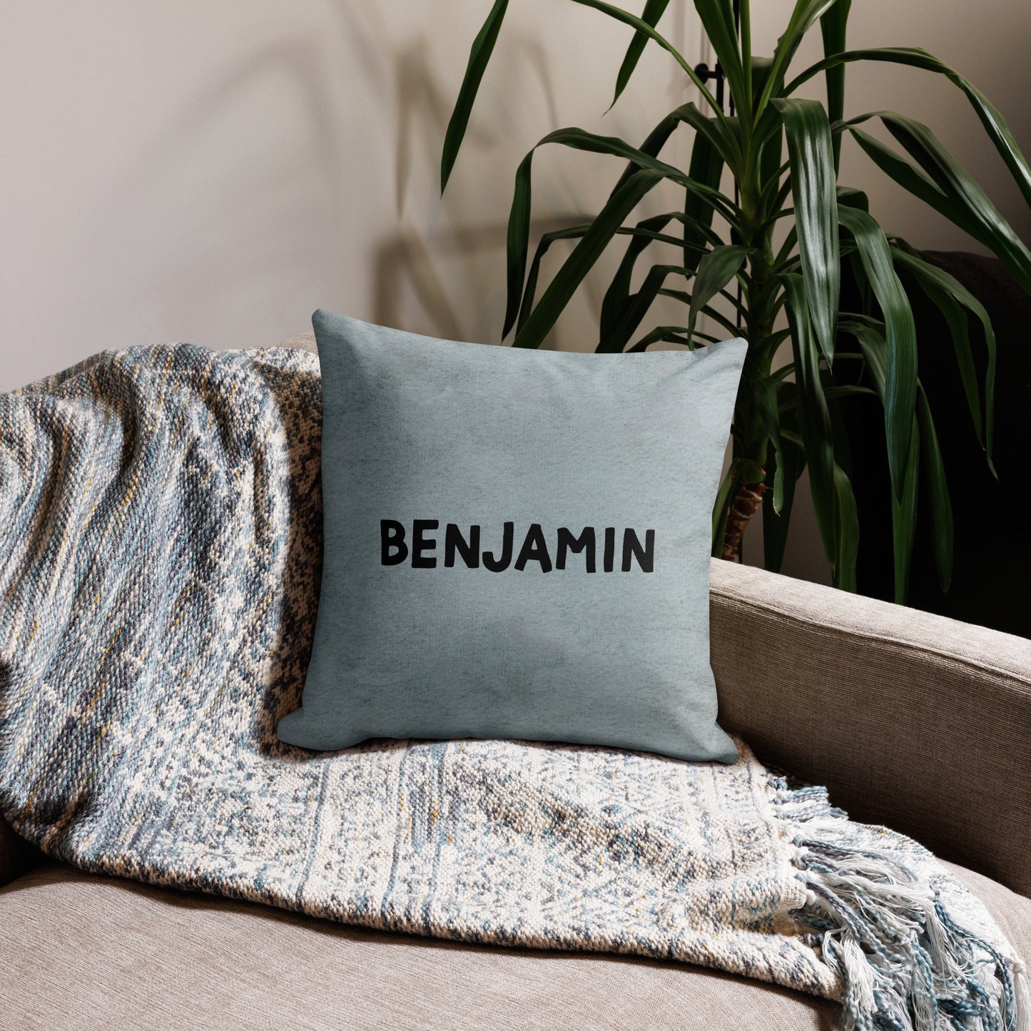 Keep Calm & Woof Premium Cushion Cover