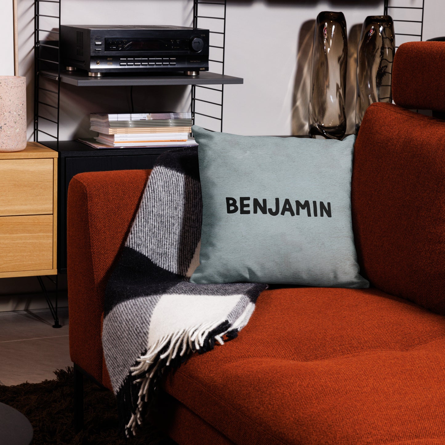 Keep Calm & Woof Premium Cushion Cover