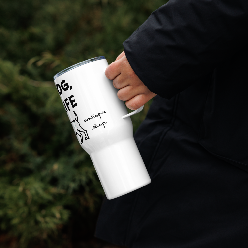 <No Dog, No Life> Travel Mug