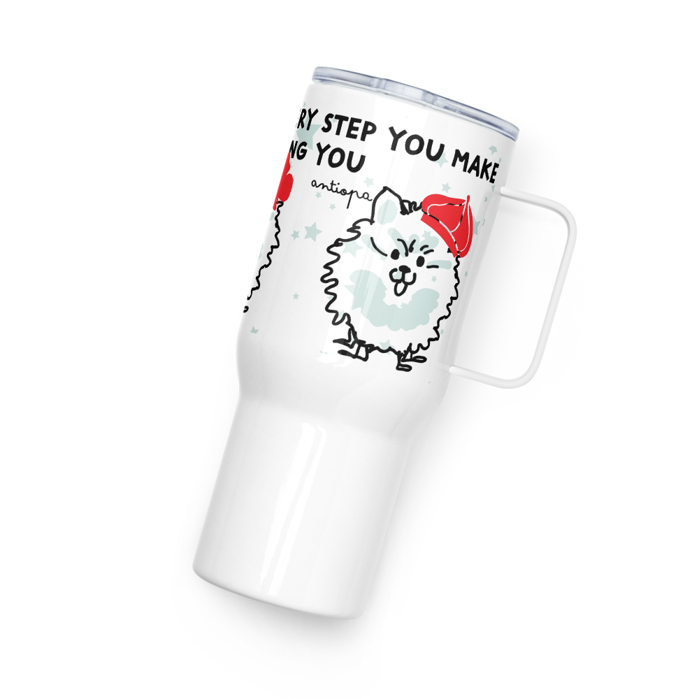 <I’ll Be Watching You for Pomeranian Lovers> Travel Mug