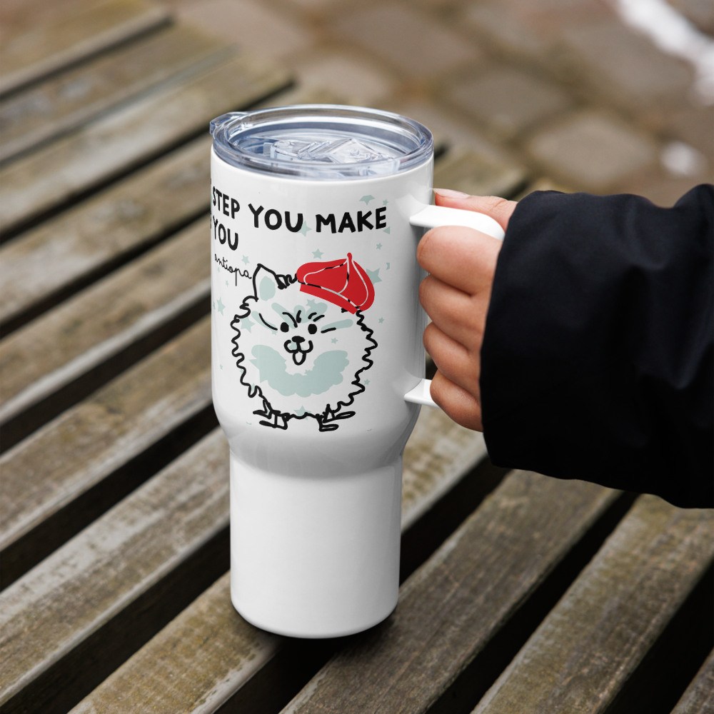 <I’ll Be Watching You for Pomeranian Lovers> Travel Mug