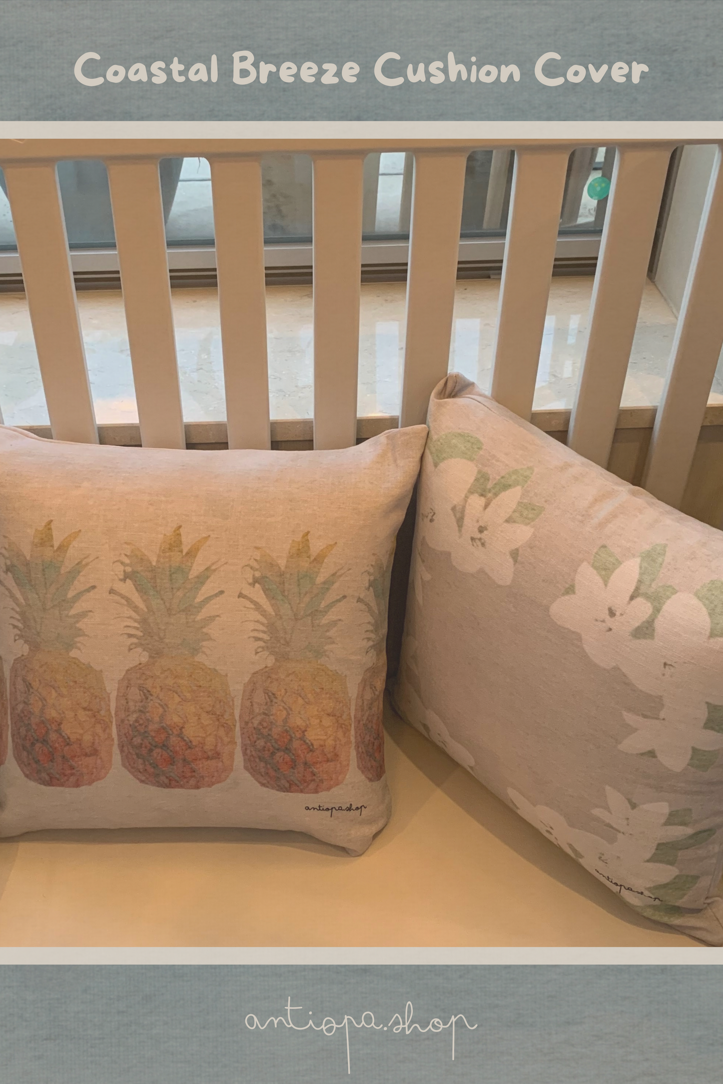 Premium Cushion Cover (Fresh Bloom Floral)