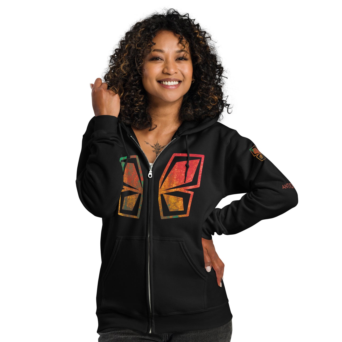 Butterfly Wings Unisex heavy blend zip hoodie
