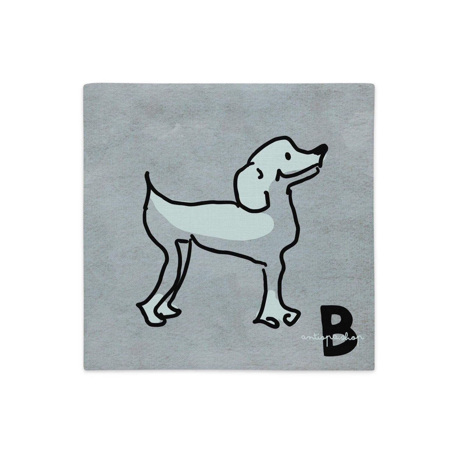 Custom Dog Cushion Cover with Your Pup’s Initials