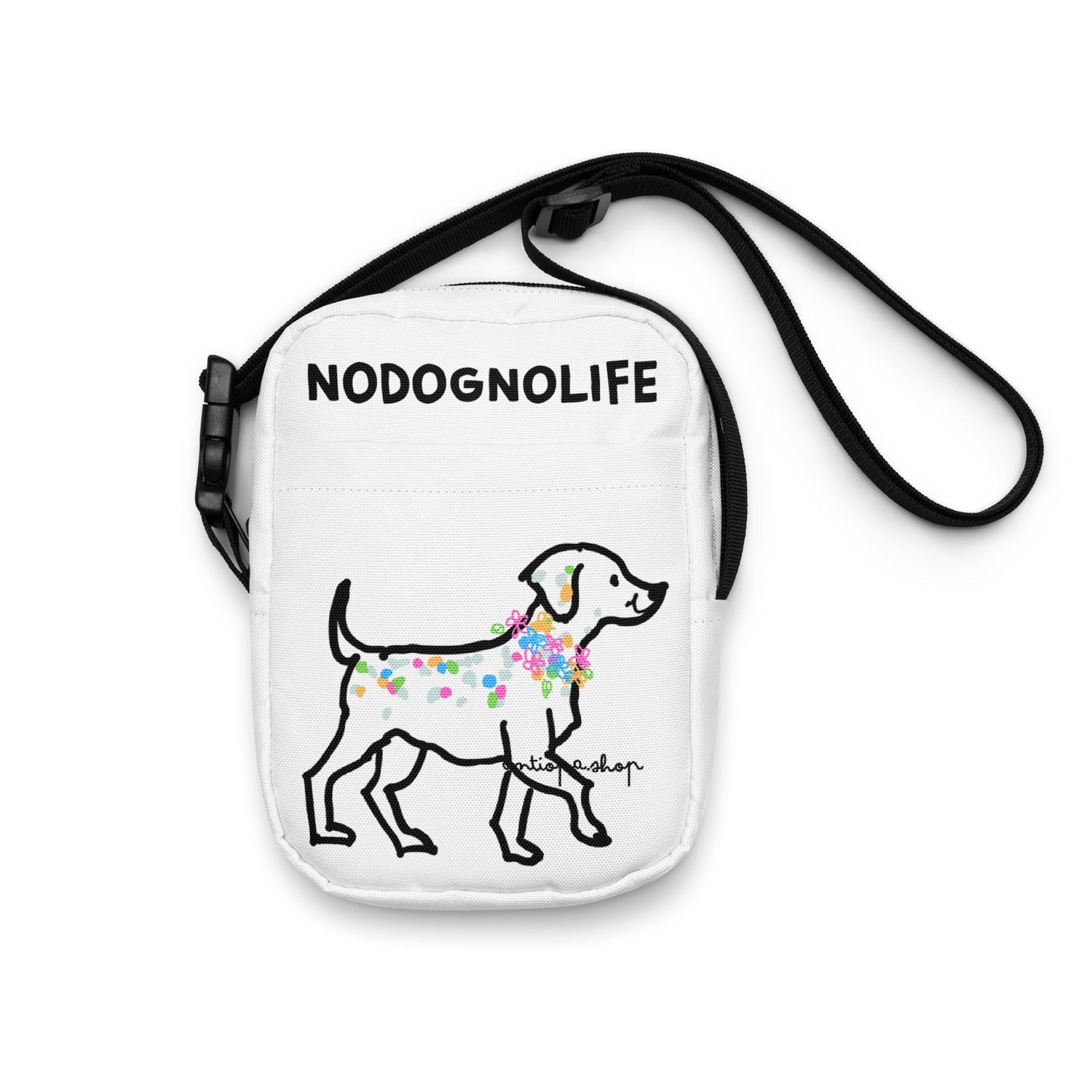 <No Dog, No Life> Crossbody Bag