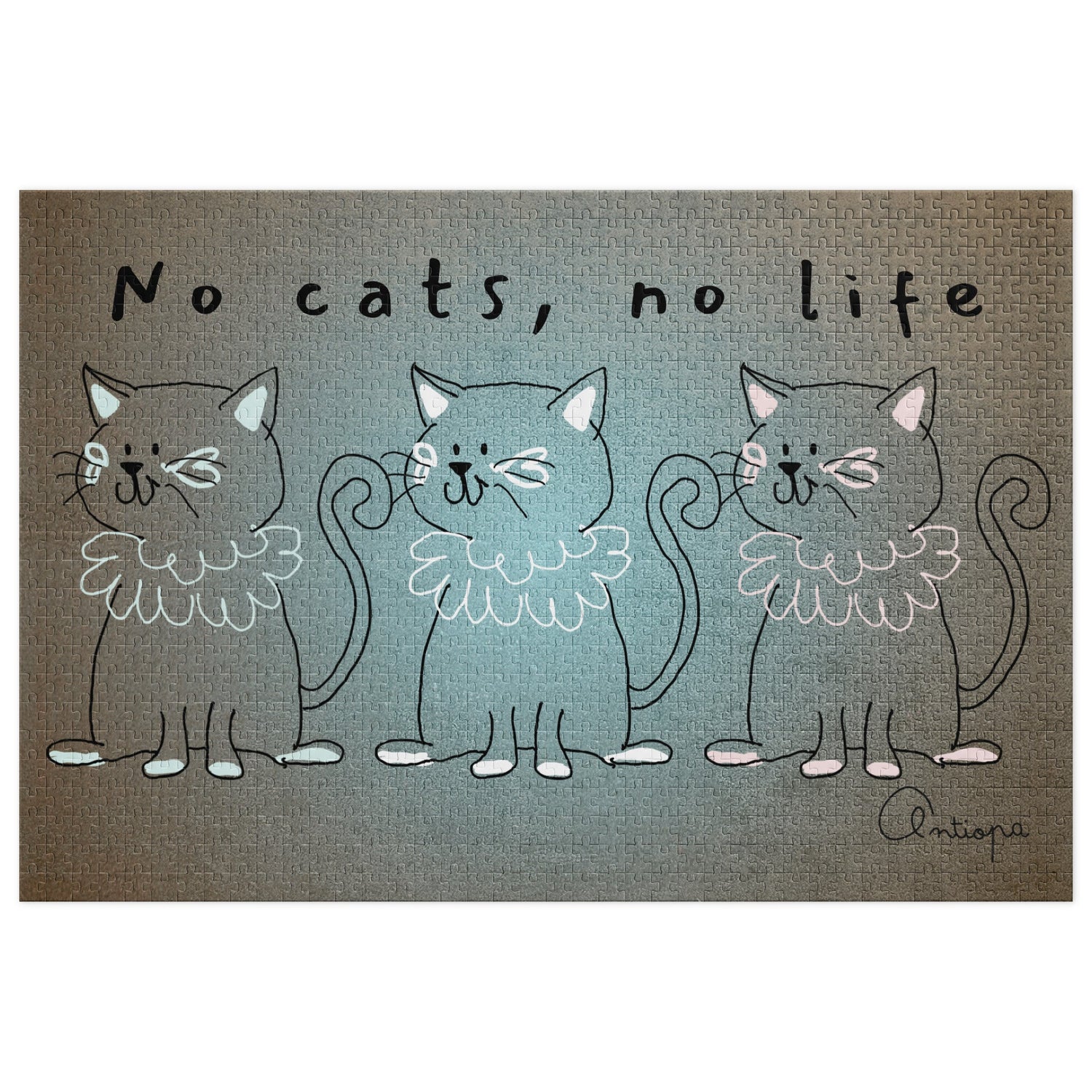 Jigsaw Puzzle + Cat
