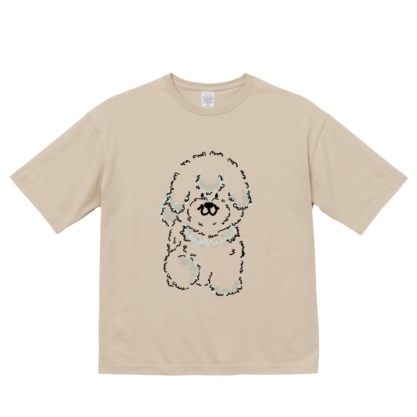 ビションフリーゼ　オーバーサイズT sand-beige image