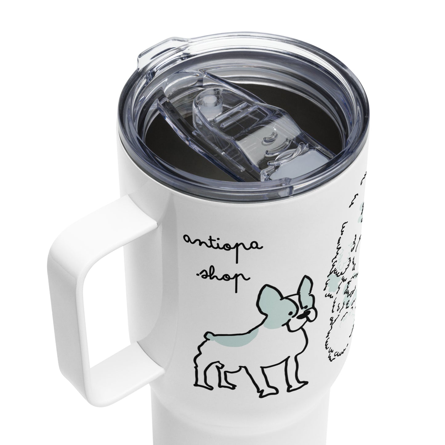 <No Dog, No Life> Travel Mug