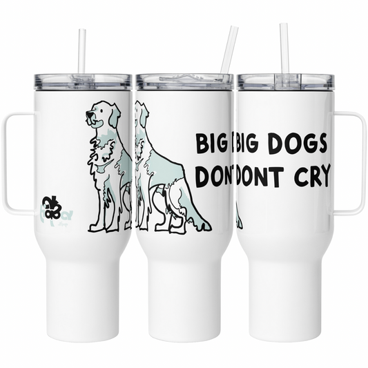 Travel mug with a handle