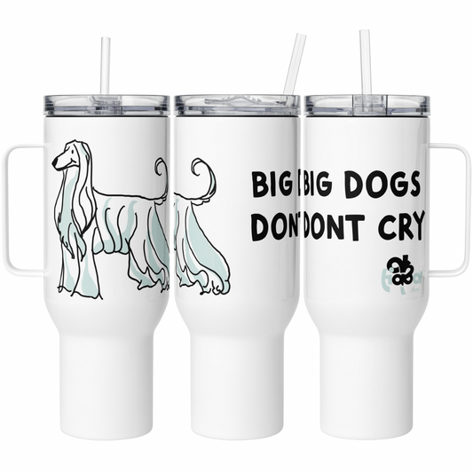Travel mug with a handle