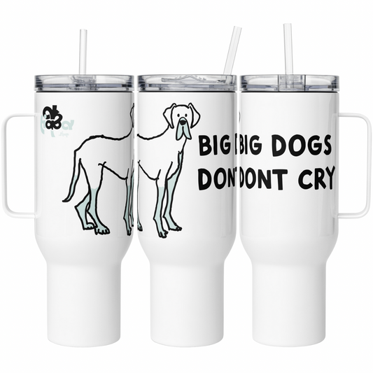 Travel mug with a handle