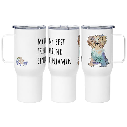 Travel Mug (25oz, 739ml) + Benjamin