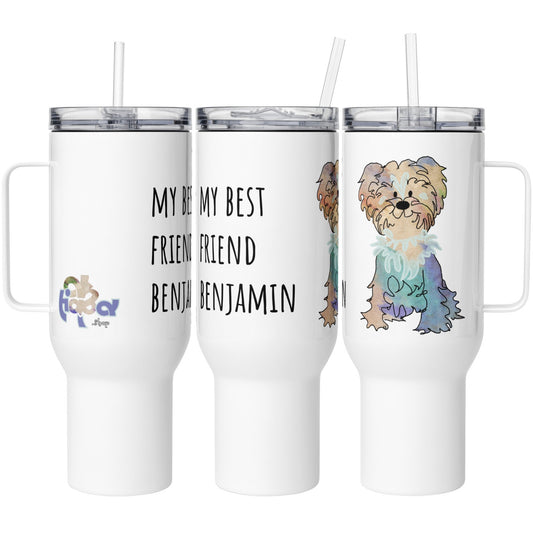 Travel Mug (40oz, 1183ml) + Benjamin