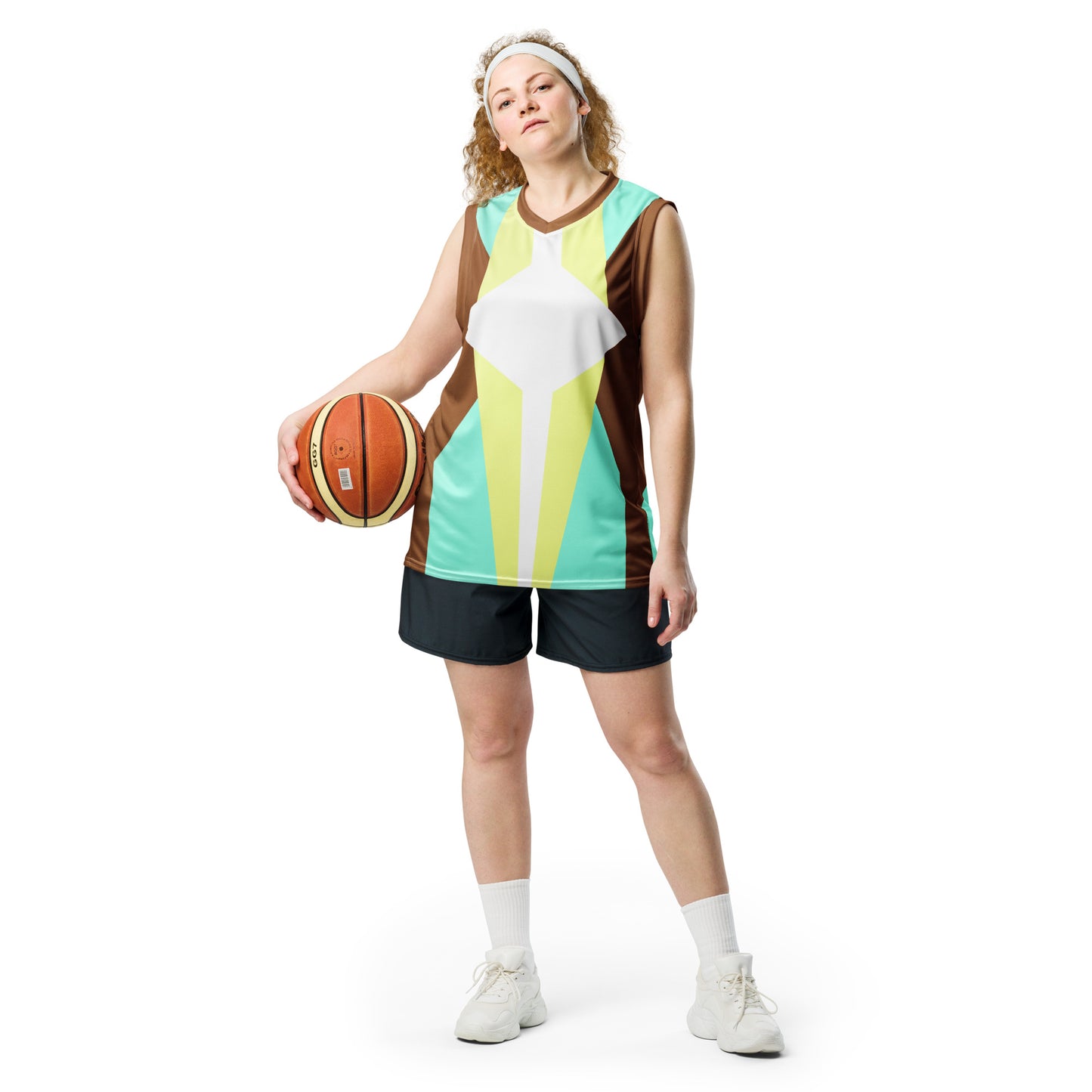 Recycled unisex basketball jersey