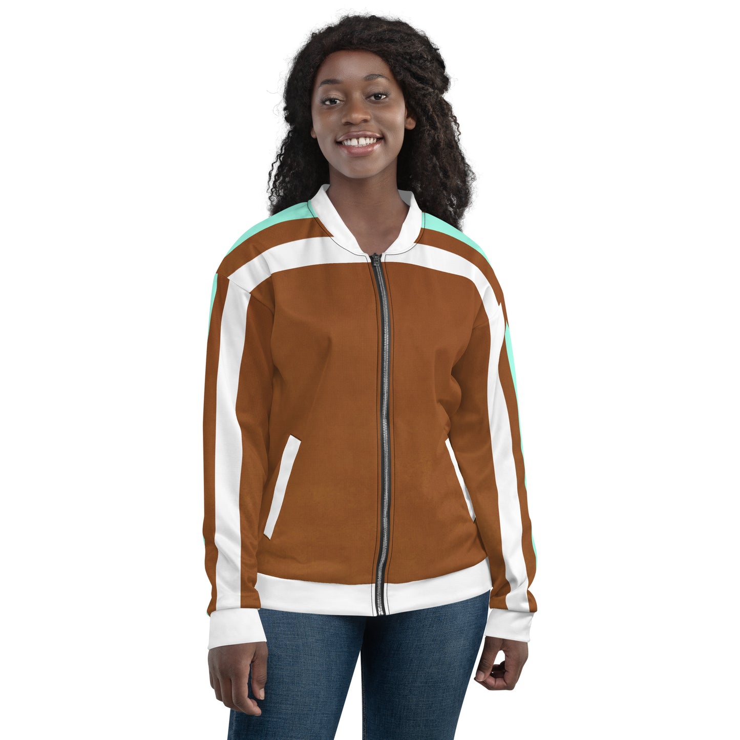 Sporty Unisex Bomber Jacket