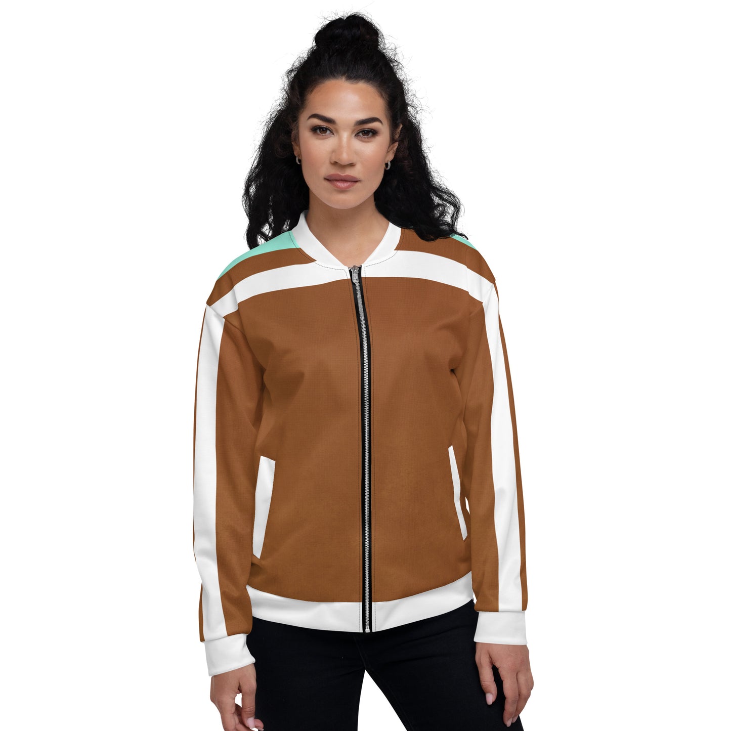 Sporty Unisex Bomber Jacket