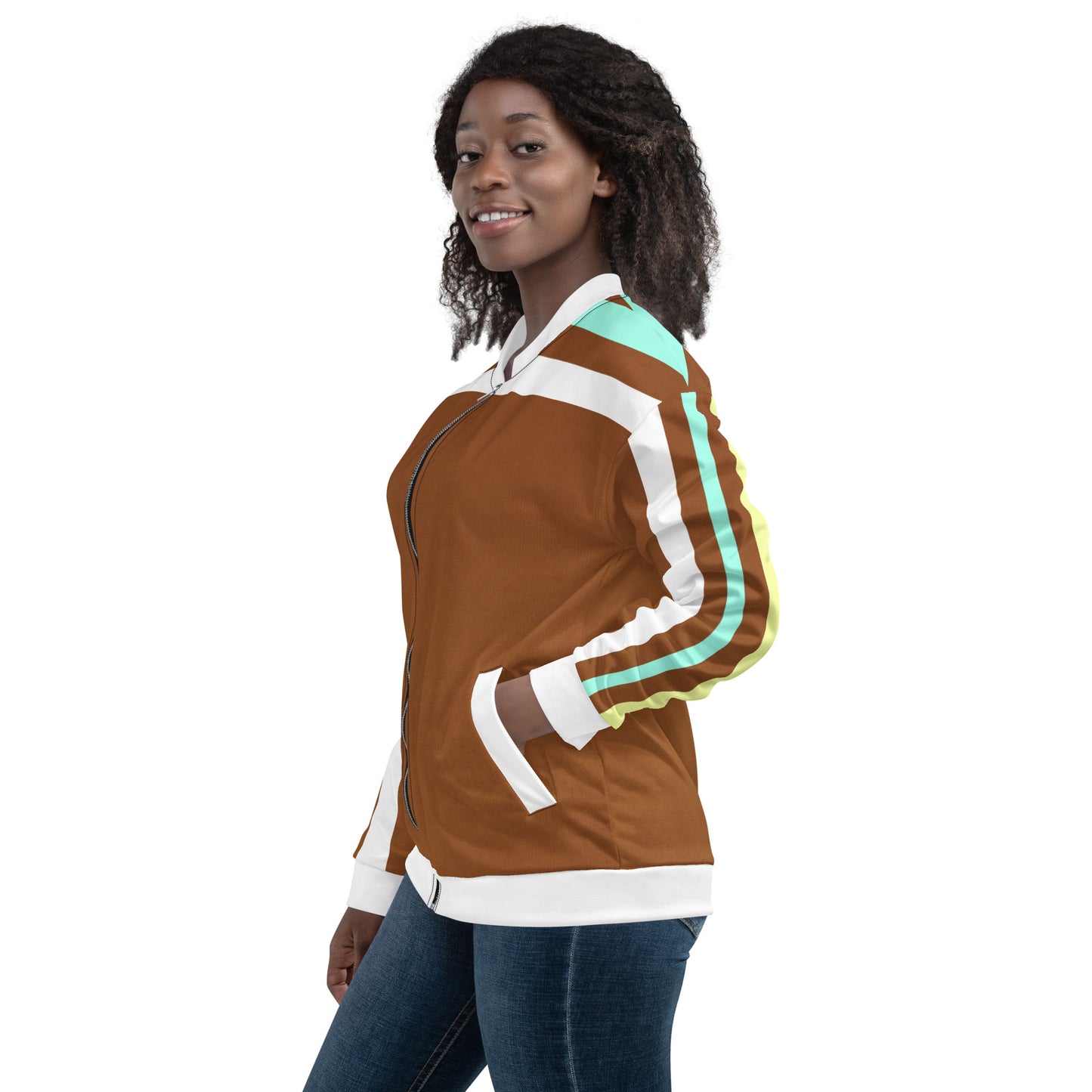 Sporty Unisex Bomber Jacket