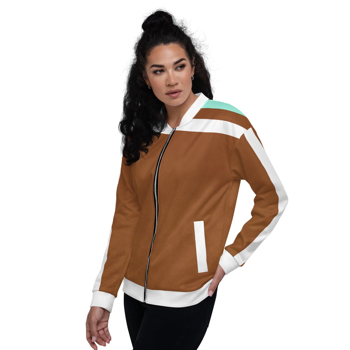 Sporty Unisex Bomber Jacket