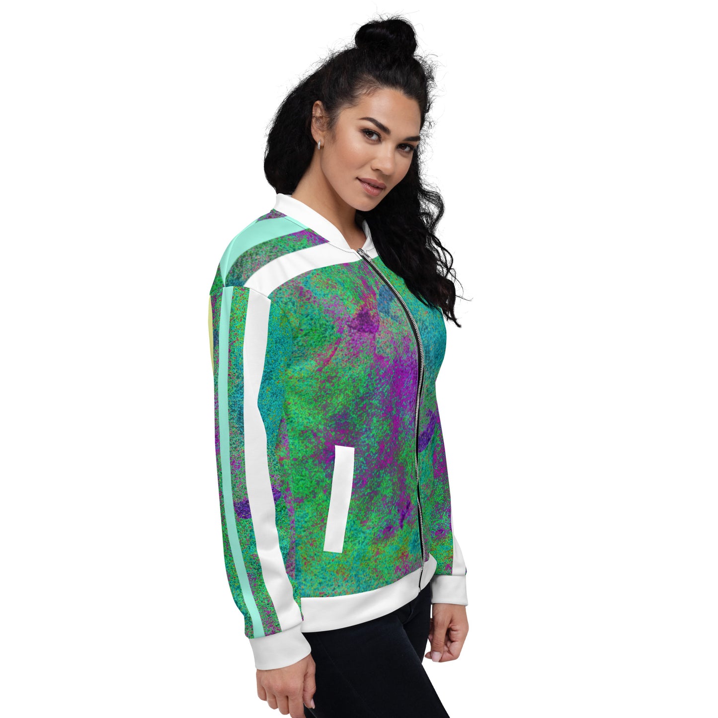 Sporty Unisex Bomber Jacket