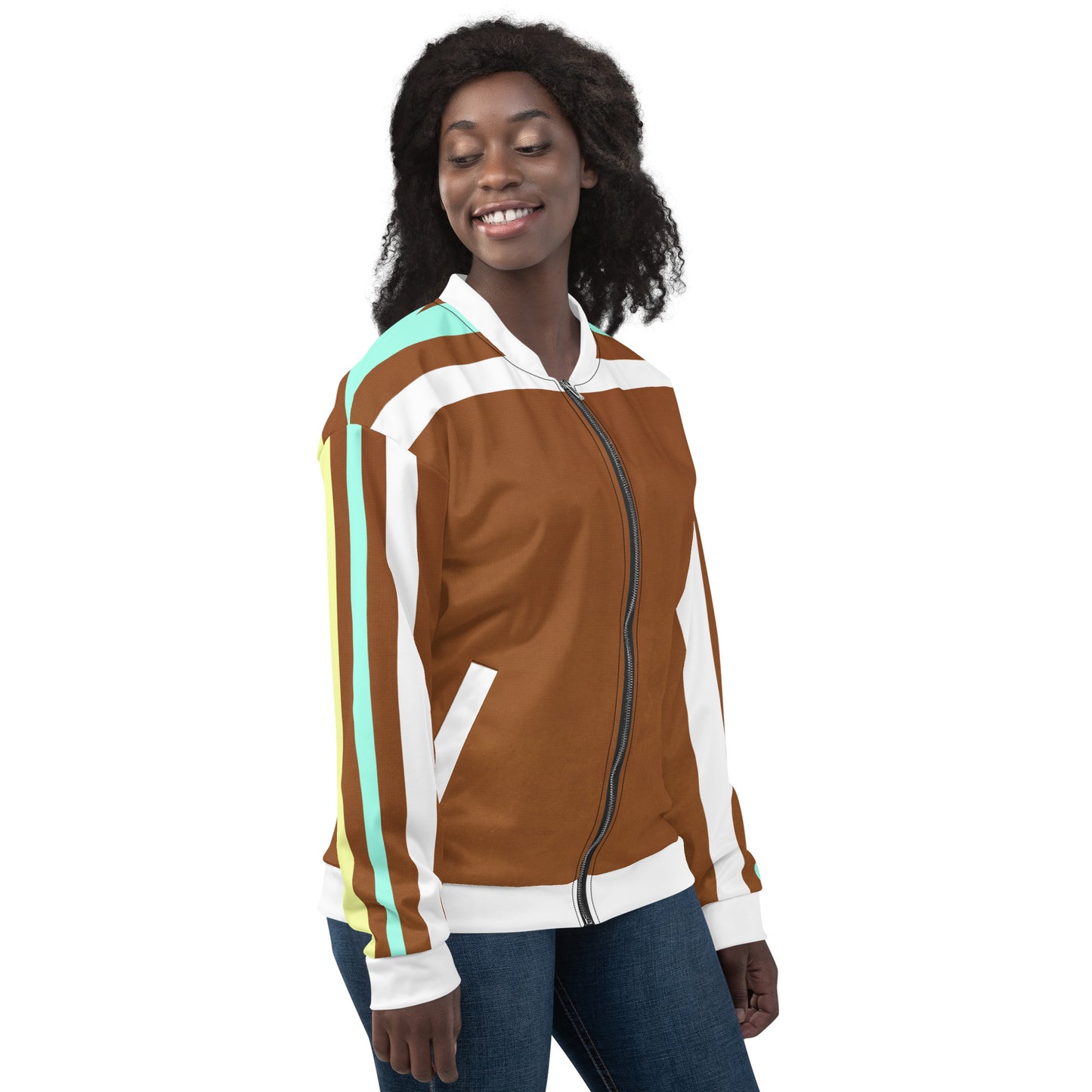 Sporty Unisex Bomber Jacket