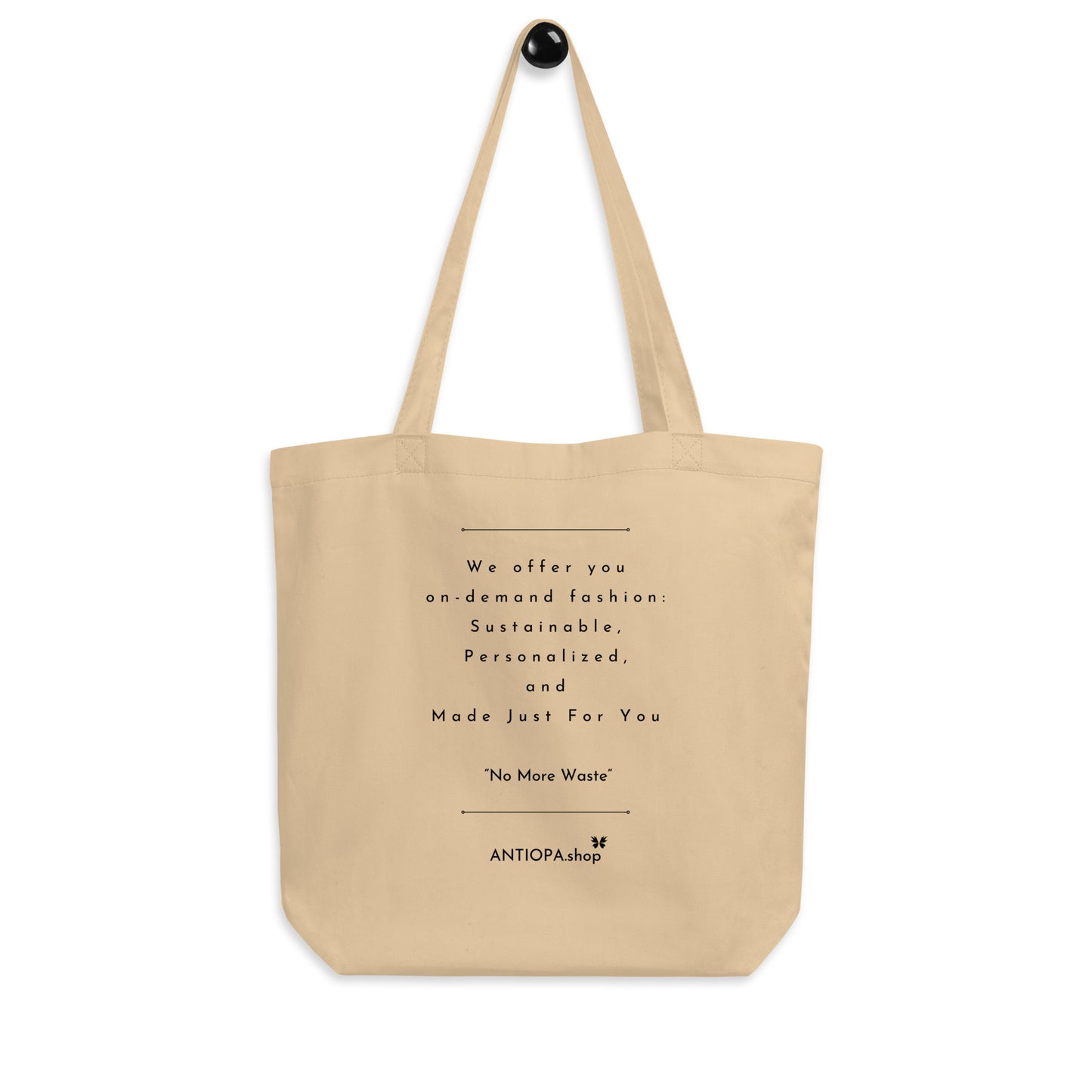 No More Waste Eco Tote Bag