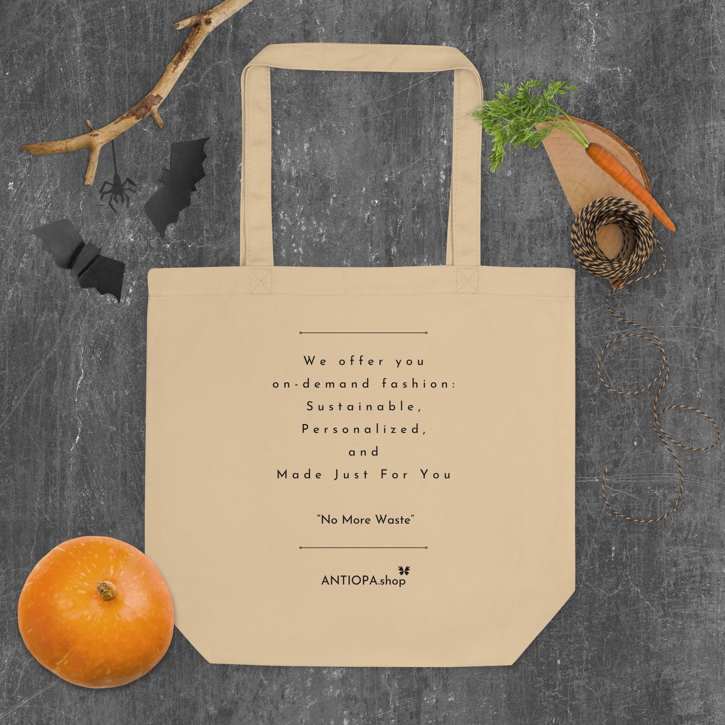 No More Waste Eco Tote Bag