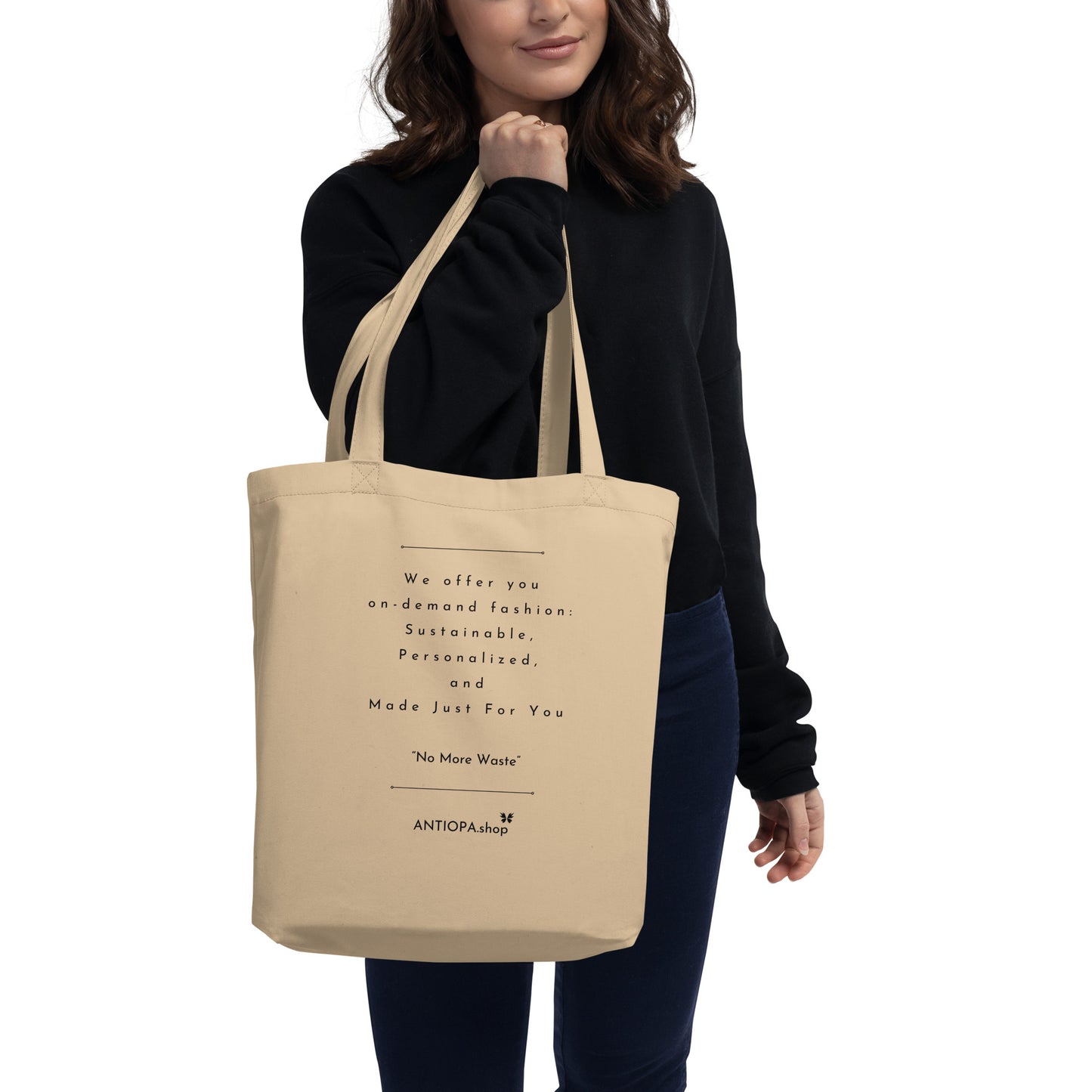 No More Waste Eco Tote Bag