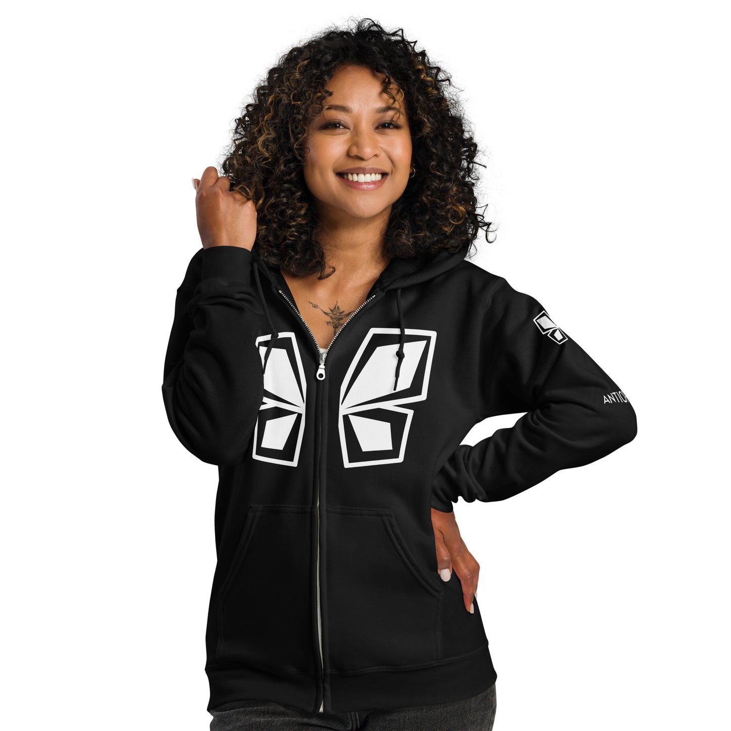 Butterfly Unisex heavy blend zip hoodie