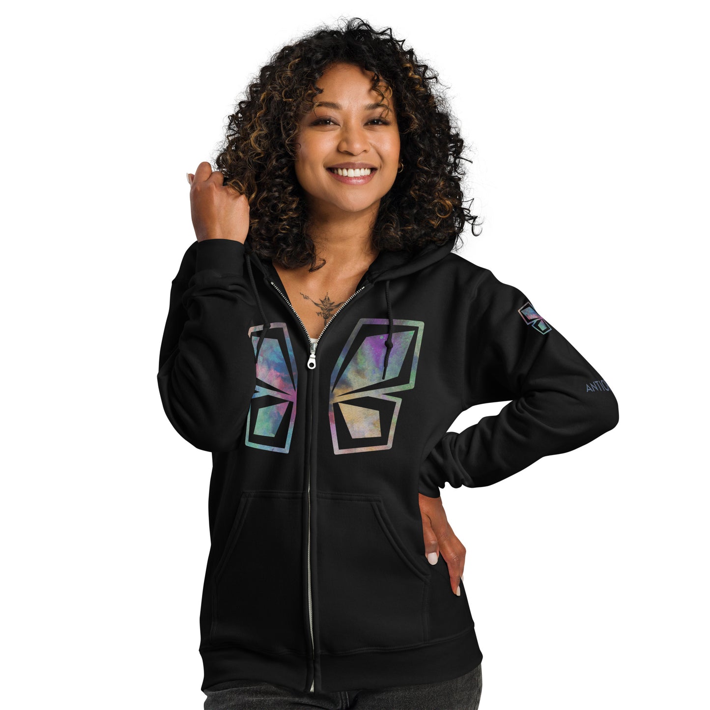 Butterfly Unisex heavy blend zip hoodie