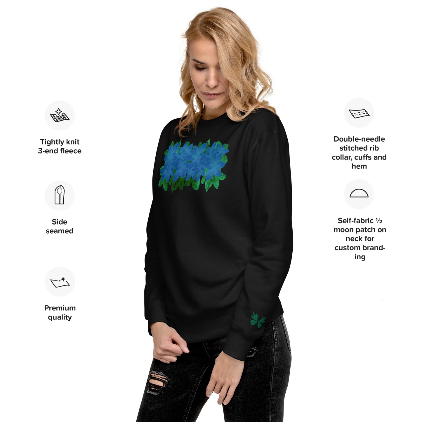 Floral Unisex Premium Sweatshirt