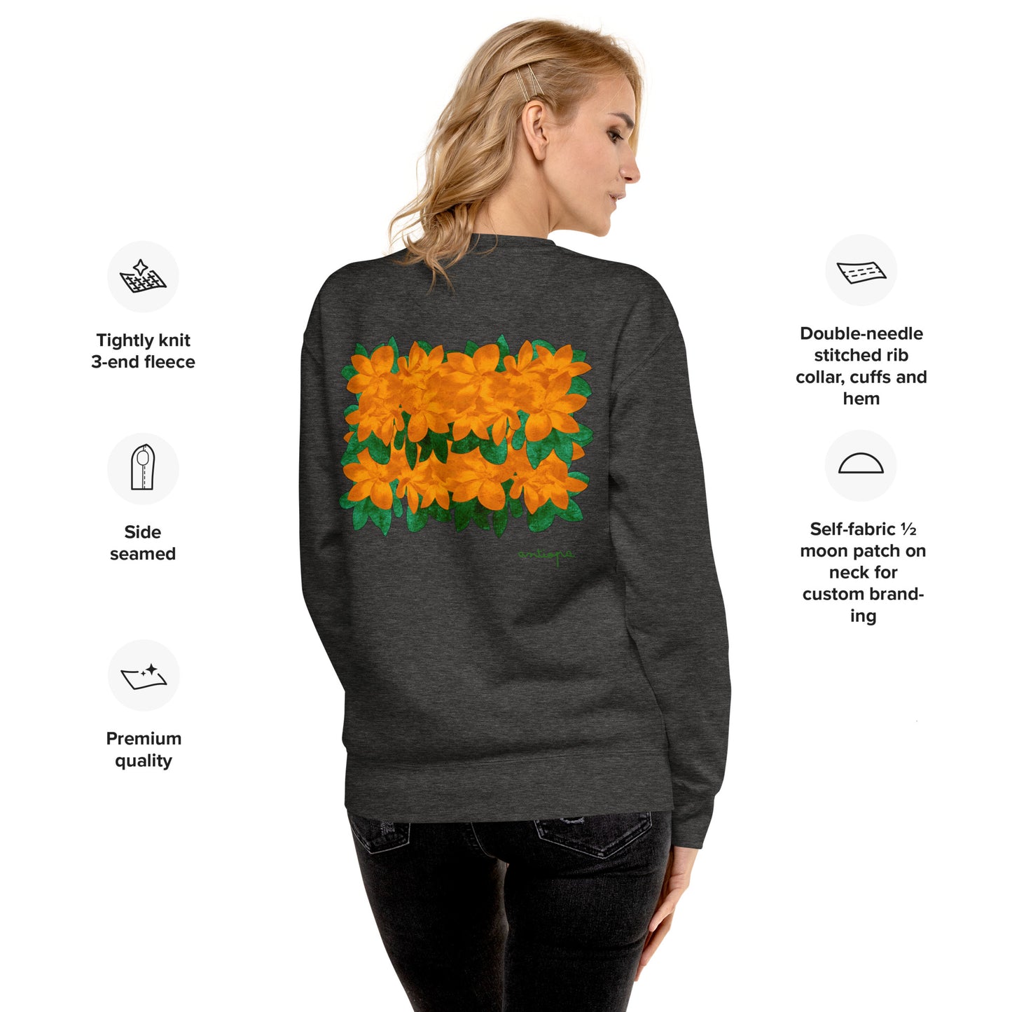 Floral Unisex Premium Sweatshirt