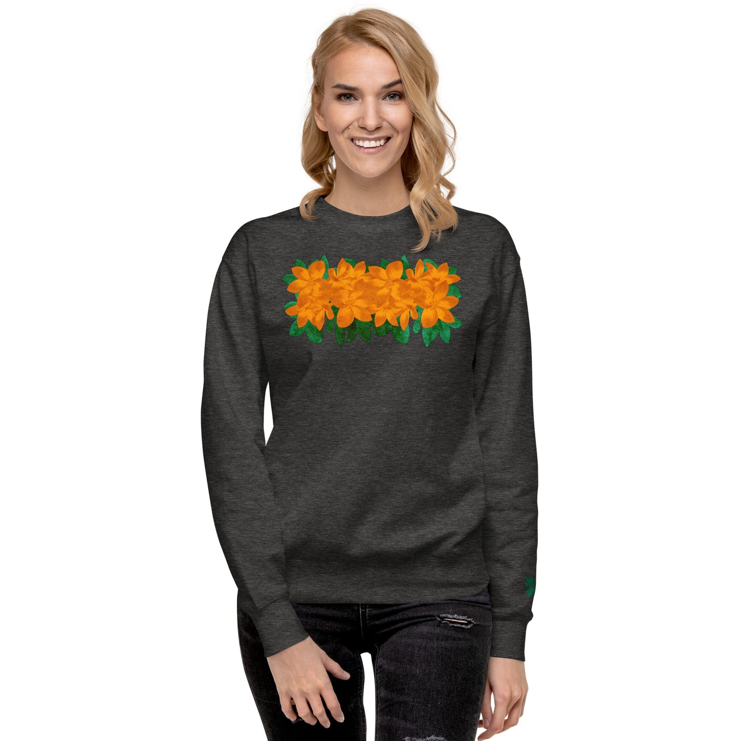 Floral Unisex Premium Sweatshirt