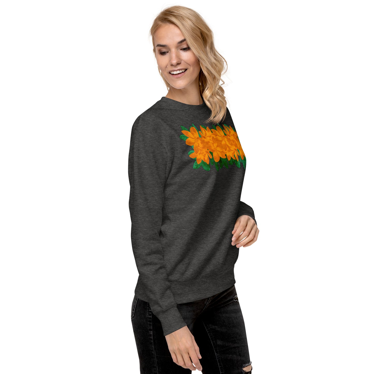 Floral Unisex Premium Sweatshirt