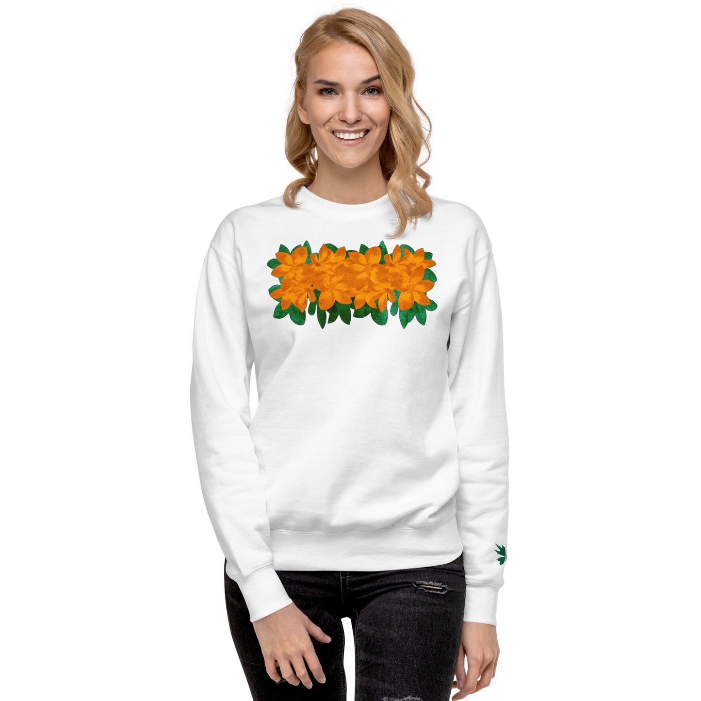 Floral Unisex Premium Sweatshirt