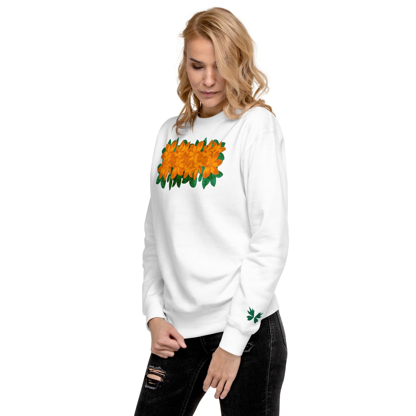 Floral Unisex Premium Sweatshirt