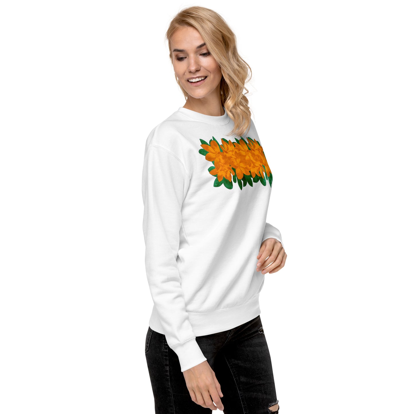 Floral Unisex Premium Sweatshirt